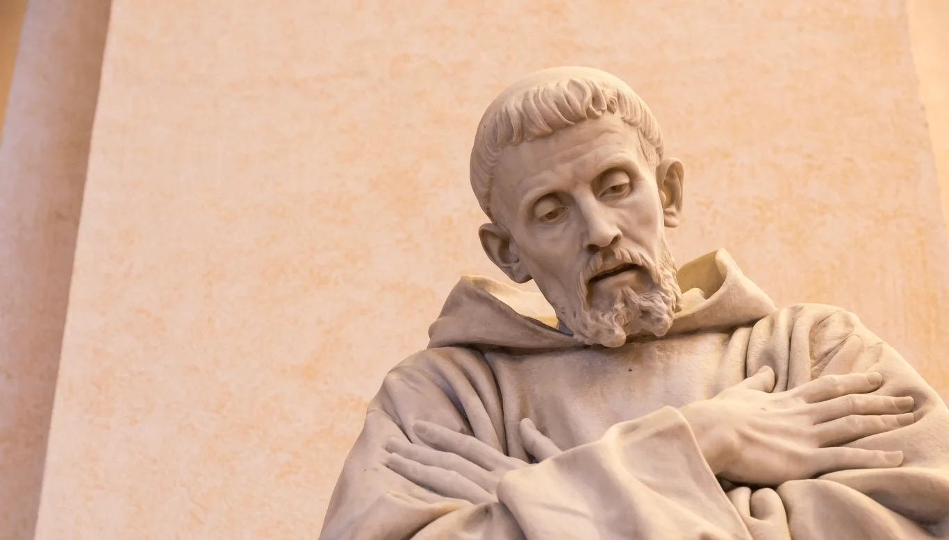 Statue of St Francis Assisi Italy — Italy Charme private pilgrimage guide